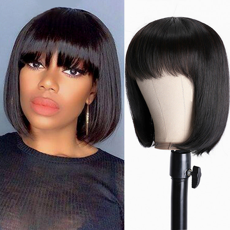 Hair Full Machine Human Hair Wigs For Black Women Hair Full Machine Human Hair Wigs For Black Women